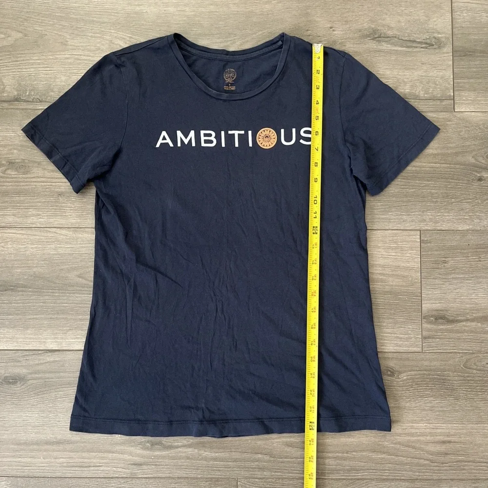 Tory Burch Womens S T Shirt Dark Blue Ambitious Short Sleeve